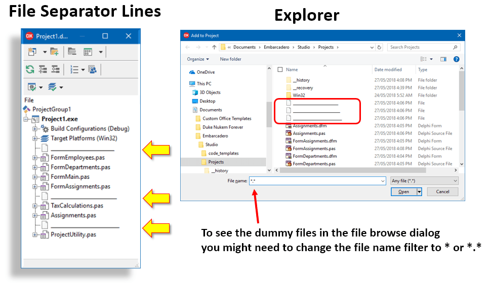 delphi_ide_file_separator_lines